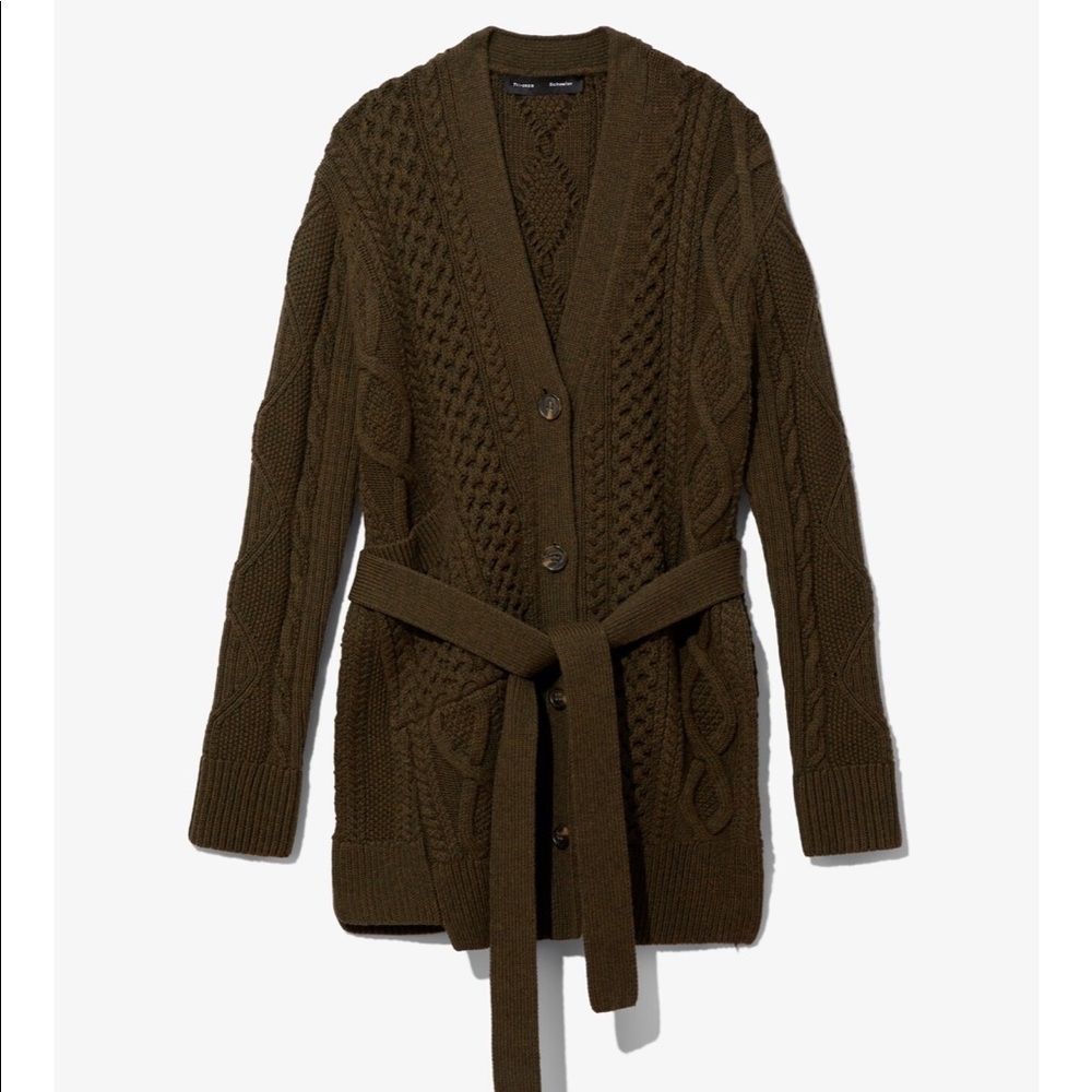 Proenza Schouler - Cable Knit Robe Cardigan